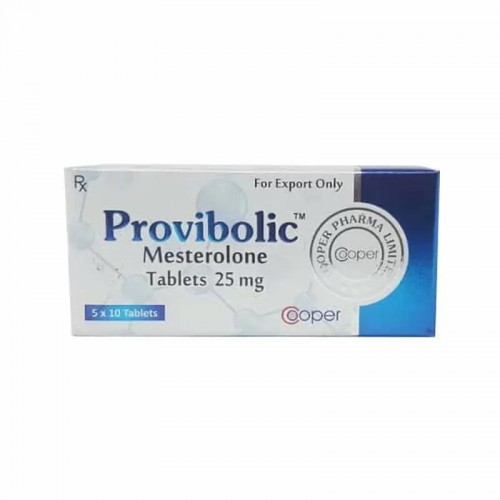 Cooper Pharma Mesterolone (Proviron) 25mg 50 Tablet Cooper Pharma Mesterolone (Proviron) 25mg 50 Tablet