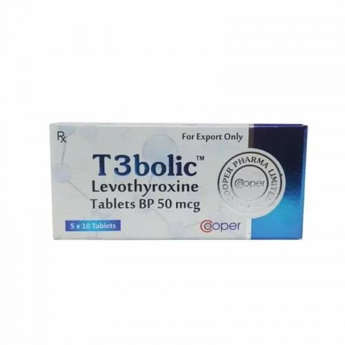 Cooper Pharma Liothyronyne Sodium (Tiromel) 25mcg 50 Tablet Cooper Pharma Liothyronyne Sodium (Tiromel) 25mcg 50 Tablet