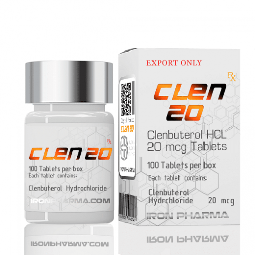 Iron Pharma Clenbuterol 100 Tablet 20mcg Iron Pharma Clenbuterol 100 Tablet 20mcg
